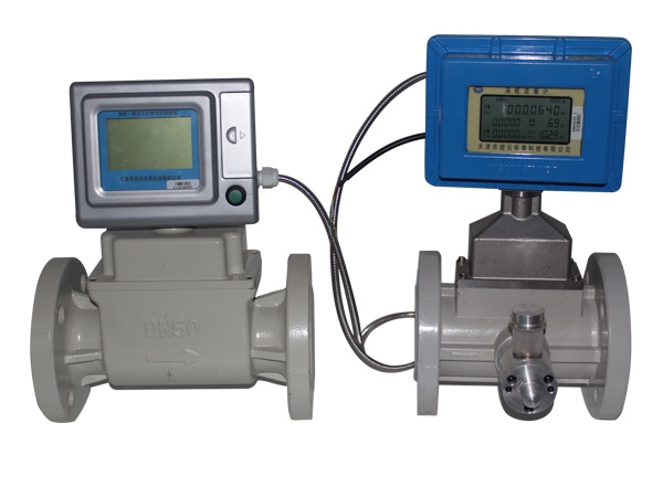 氣體渦輪流量計+IC卡控制器LWQ-50+DN50